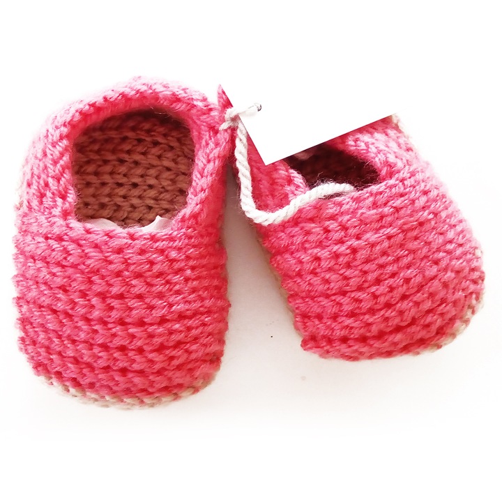 Бебешки еспадрили irkafe - розово и бежово