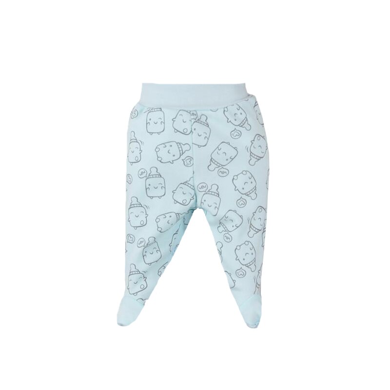Pantaloni cu botosei pentru baieti Koala Butelki 06-698A, Albastru, 80 cm