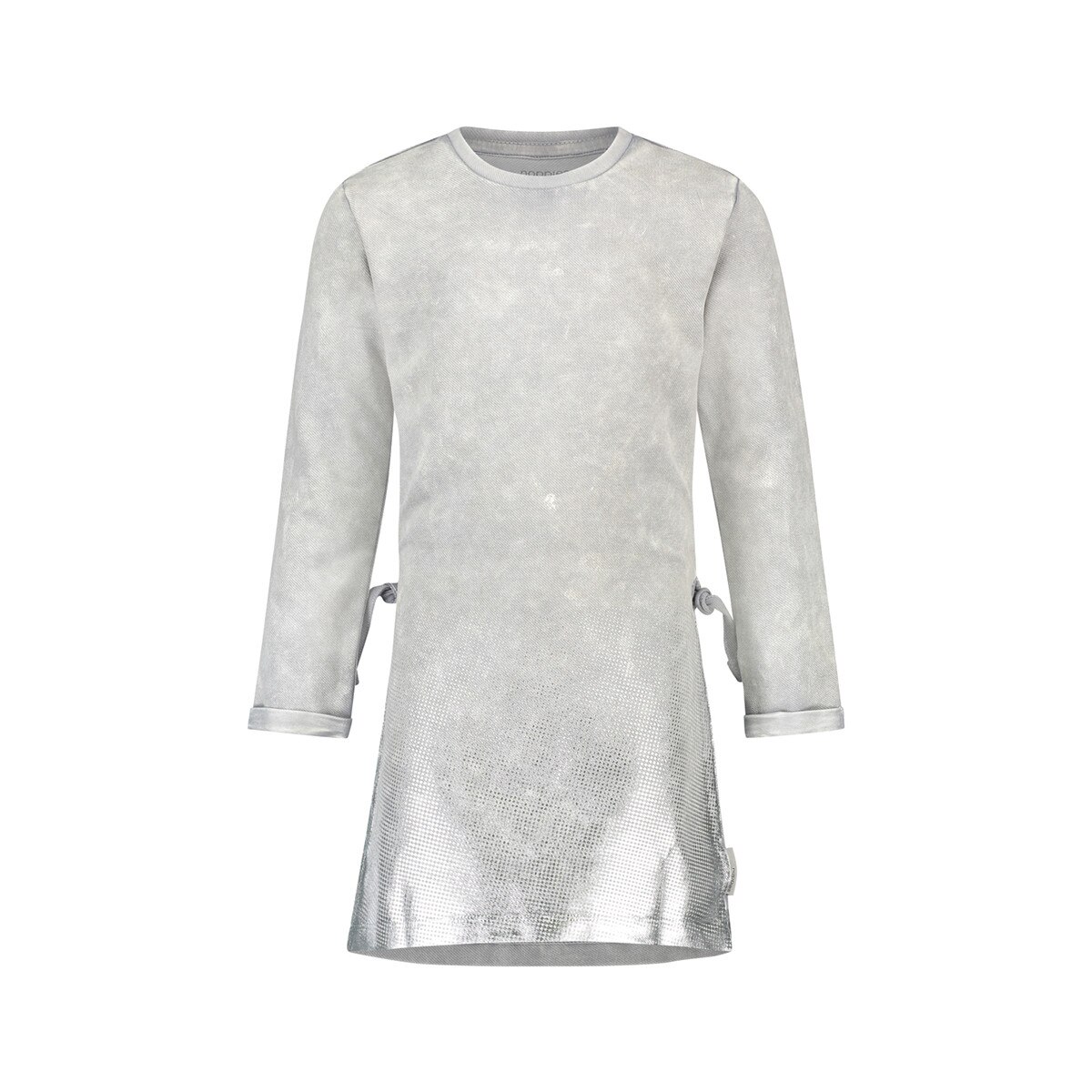 Rochie fete, Noppies, cu efect metalic, Wheaton, gri