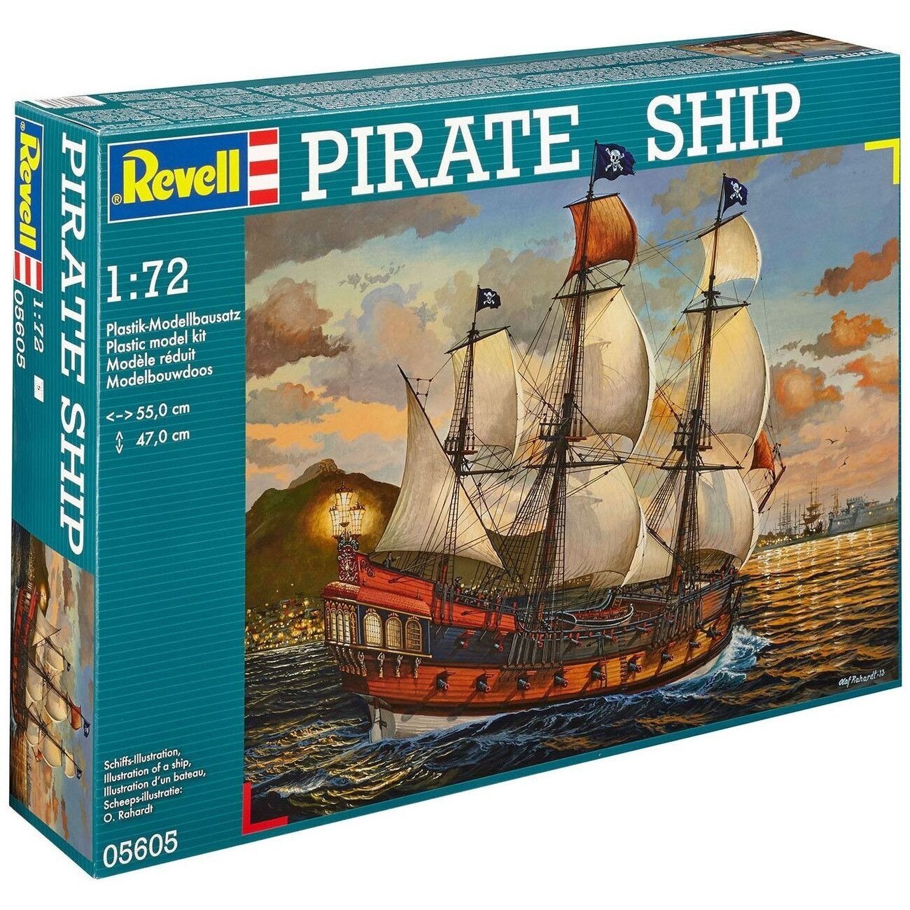 Navomodele de construit Revell 896 piese - Nava piratelor