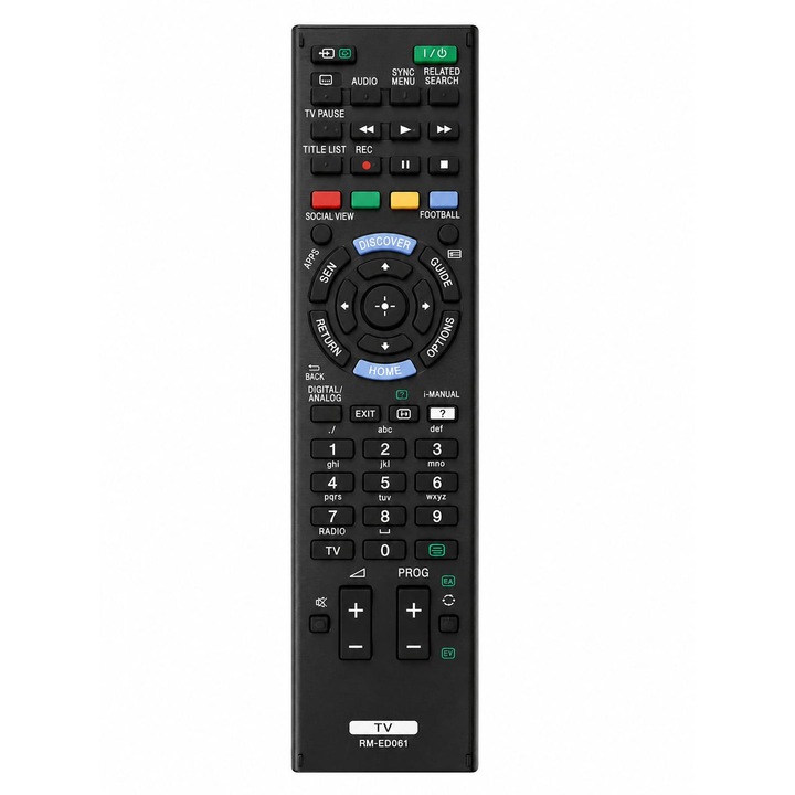 Telecomanda compatibila cu Sony smart RM-ED061, Neagra