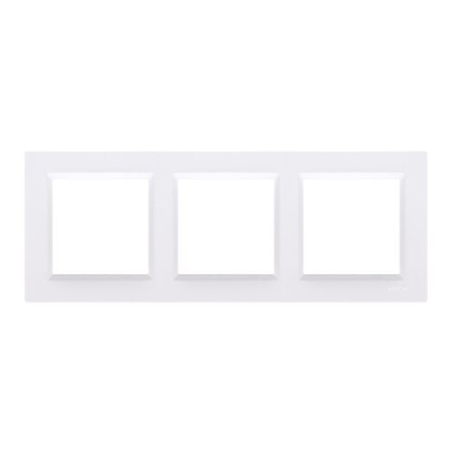 Rama tripla, culoare alb - vertical si orizontal