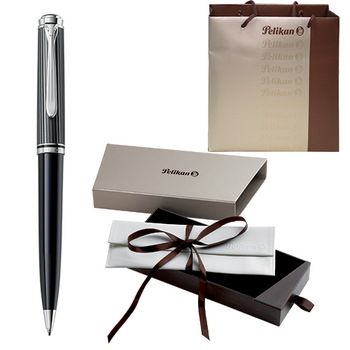 Pix Pelikan Souveran K805 Streseman, Negru/Dungi Pix Pelikan Souveran K805 Streseman, Negru/Dungi