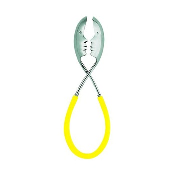 Cleste salata Bugatti, crom, galben-541350 Cleste salata Bugatti, crom, galben-541350