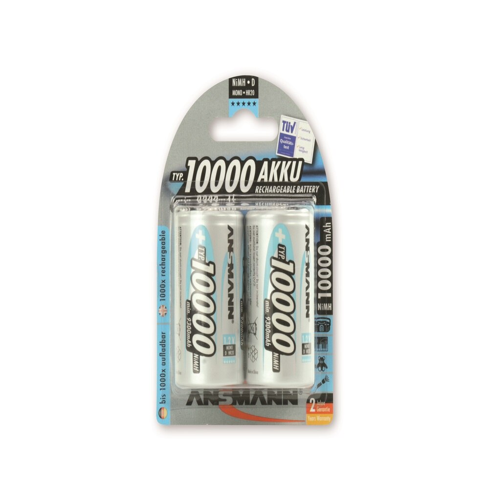 Acumulator Ansmann D 10000mAh, blister 2 bucati