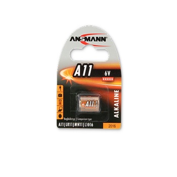 Baterii alcaline Ansmann A11, 6V, blister 1 bucata Baterii alcaline Ansmann A11, 6V, blister 1 bucata