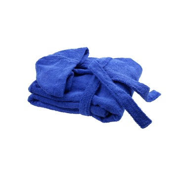 Halat de baie cu gluga, Decona, 400 gsm, Albastru inchis, М Halat de baie cu gluga, Decona, 400 gsm, Albastru inchis, М