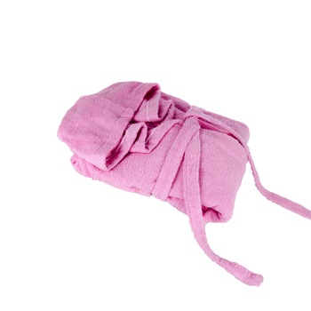 Halat de baie cu gluga, Decona, 400 gsm, Roz, М Halat de baie cu gluga, Decona, 400 gsm, Roz, М