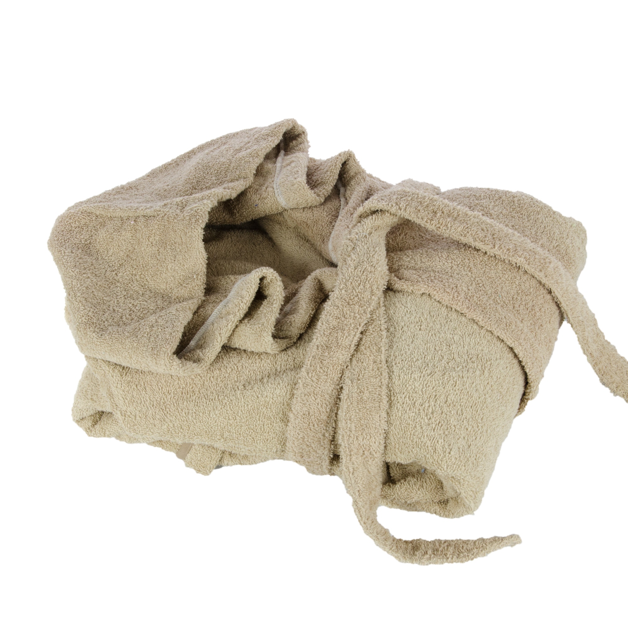 Halat de baie cu gluga, Decona, 400 gsm, Bej, L