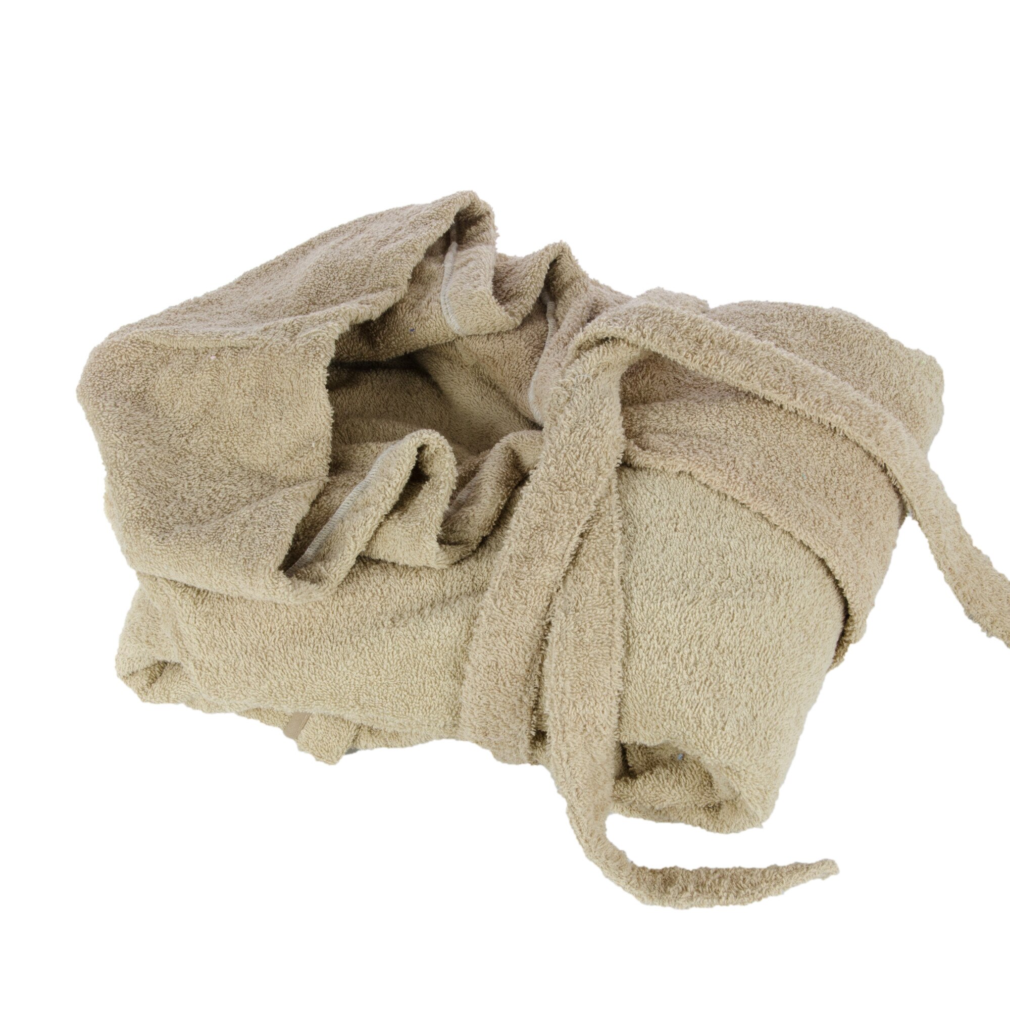 Halat de baie cu gluga, Decona, 400 gsm, Bej, XL