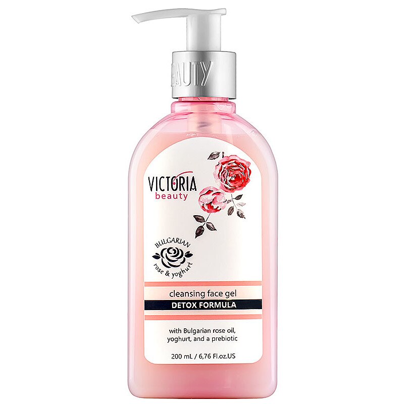 Lotiune de Curatare a Fetei cu Ulei de Trandafir si Iaurt 200 ml