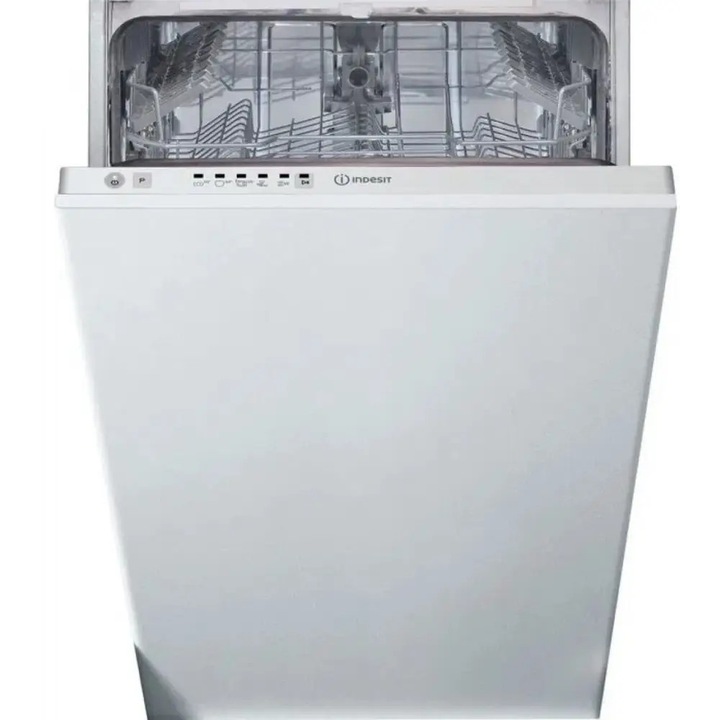 Masina de spalat vase incorporabila Indesit DSIE 2B10, 10 seturi, 5 programe, A+, Alb