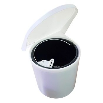 Cos gunoi plastic , alb, 10 L Cos gunoi plastic , alb, 10 L