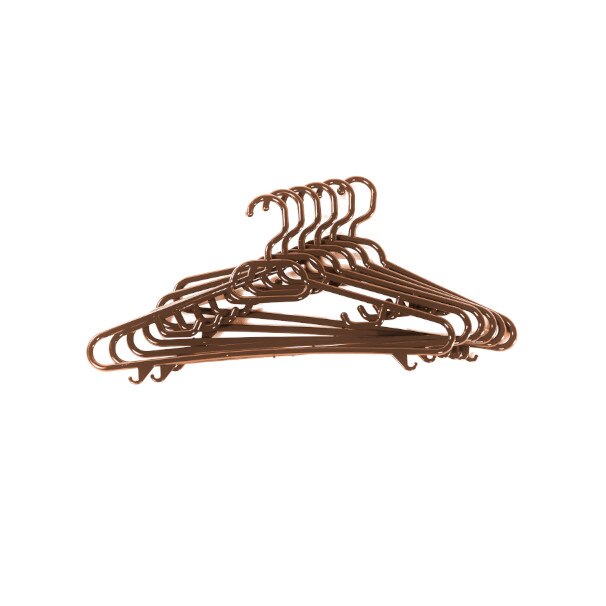 Umerase din plastic, maro, set 6 bucati