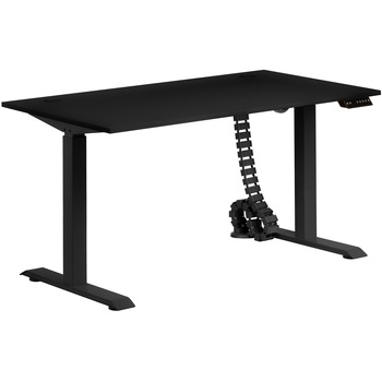 Birou electric QMOBILI MOTION Negru, cadru negru, reglabil pe inaltime, 1 motor, blat 1387x750 mm, organizator cabluri, Functie de Memorie pozitie , Afisaj Digital Birou electric QMOBILI MOTION Negru, cadru negru, reglabil pe inaltime, 1 motor, blat 1387x750 mm, organizator cabluri, Functie de Memorie pozitie , Afisaj Digital