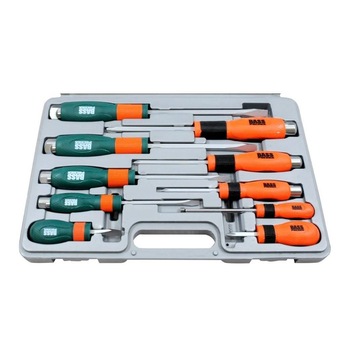 Set 10 surubelnite Bass BS-3811, Cr-V, cu recuperator magnetic Set 10 surubelnite Bass BS-3811, Cr-V, cu recuperator magnetic