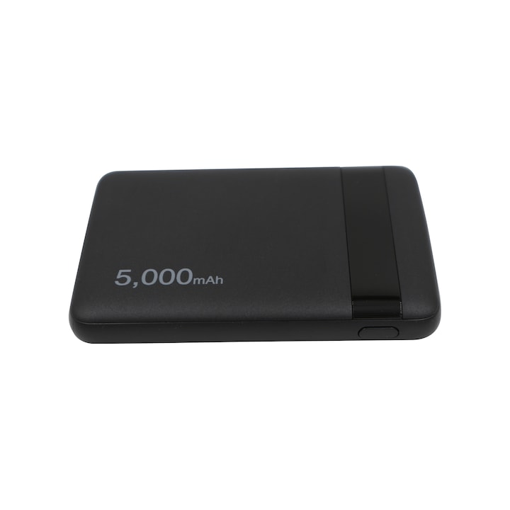 Батерия PYRAMID®, RH05, Външна, 5000mAh, 2 USB изхода и 1 тип-C, черна