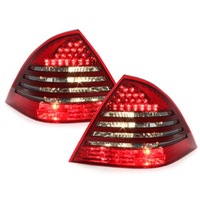 Stopuri LED compatibil cu MERCEDES Benz W203 C-Class (2000-2004) rosu/fumuriu