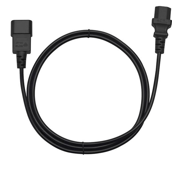 Cablu prelungitor alimentare PC sau monitor, lungime 1.5m, culoare negru