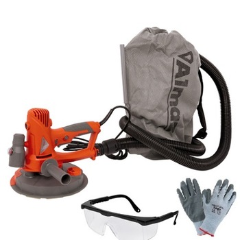 Set Slefuitor pentru pereti cu aspirator Almaz Rusia 750W, +Ochelari si Manusi cadou Set Slefuitor pentru pereti cu aspirator Almaz Rusia 750W, +Ochelari si Manusi cadou