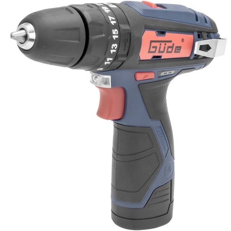 Masina de gaurit si insurubat cu acumulator BSB 12-201-20K Gude GUDE58605, 12 V, 2 Ah