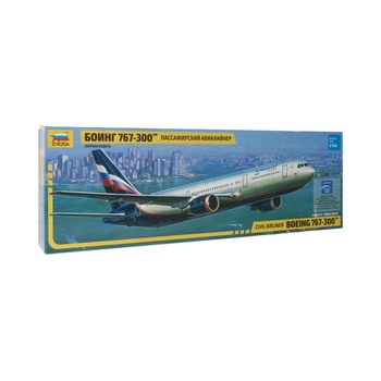 Macheta aeromodele Zvezda Civil Airliner Boeing 767-300 1:144 ZVEZ 7005 Macheta aeromodele Zvezda Civil Airliner Boeing 767-300 1:144 ZVEZ 7005