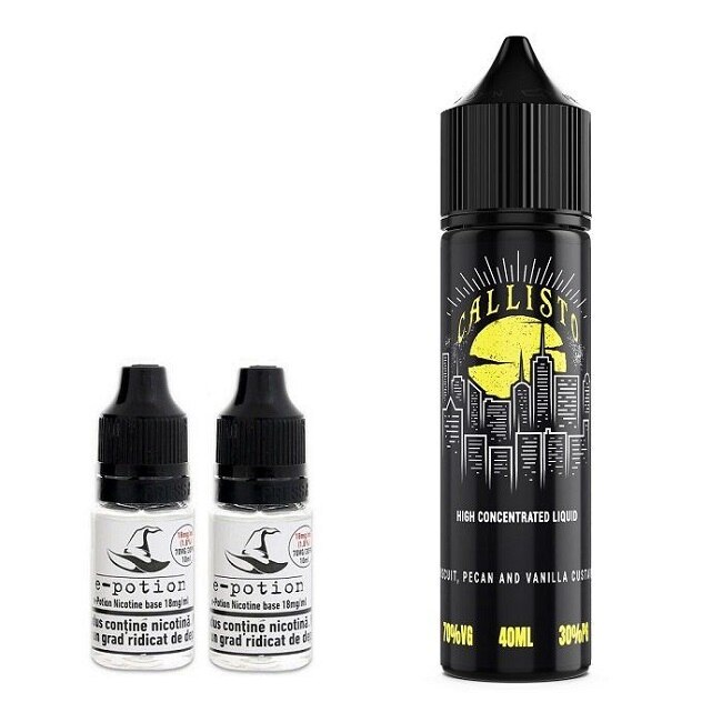 Pachet Lichid tigara electronica premium Callsito 6mg 60ml cu nicotina , Lichid Tigara Electronica premium cu nicotina Smokemania Lichid tigara electronica