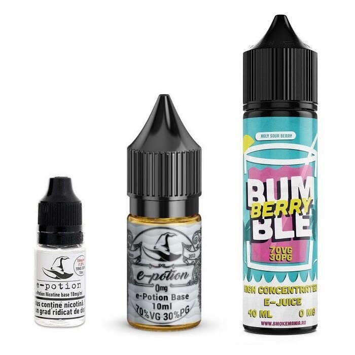 Pachet Lichid tigara electronica premium Bumbleberry 3mg 60ml cu nicotina , Lichid Tigara Electronica premium cu nicotina Smokemania Lichid tigara electronica