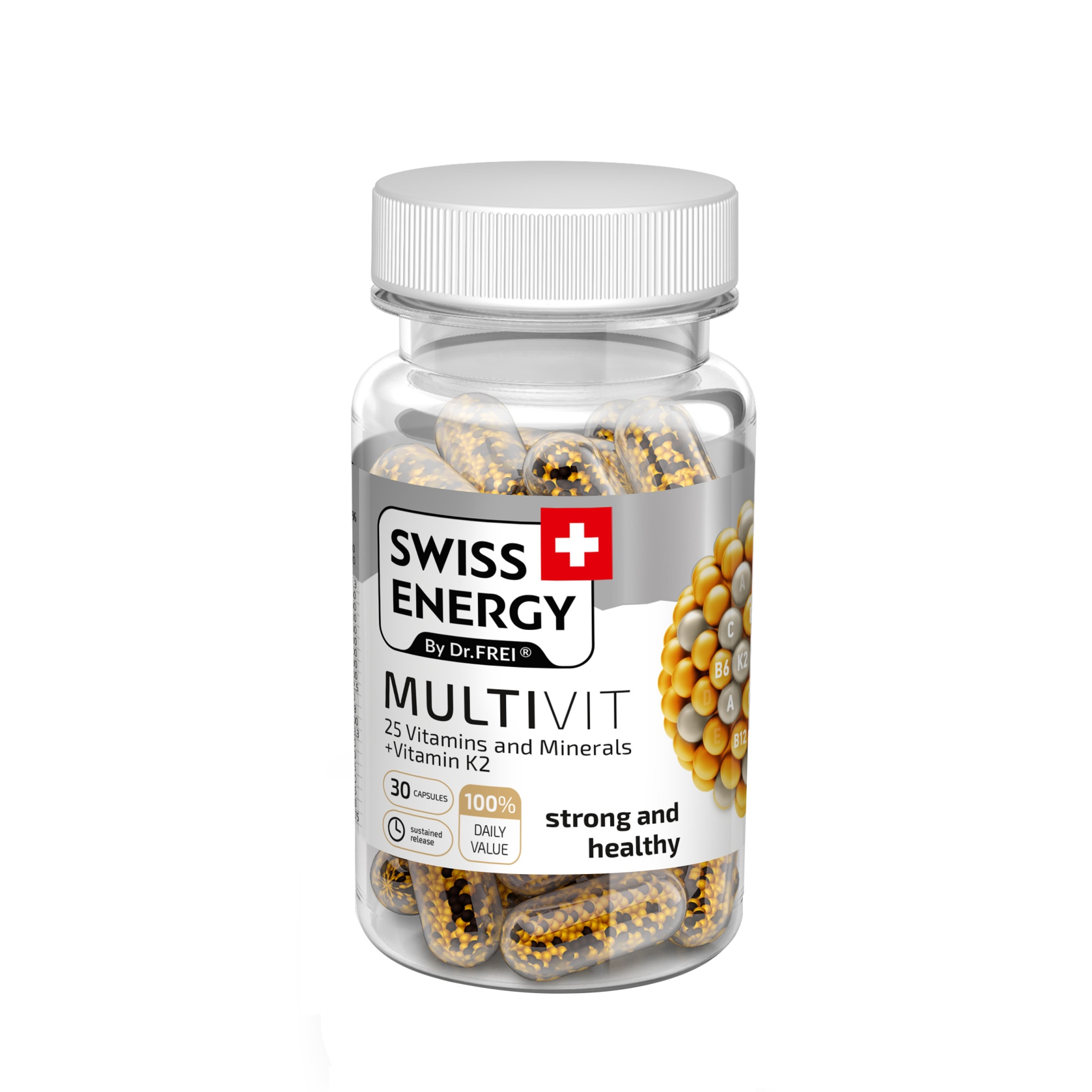 Vitamine Swiss Energy, Multivit, Nano Capsule, 30 buc.