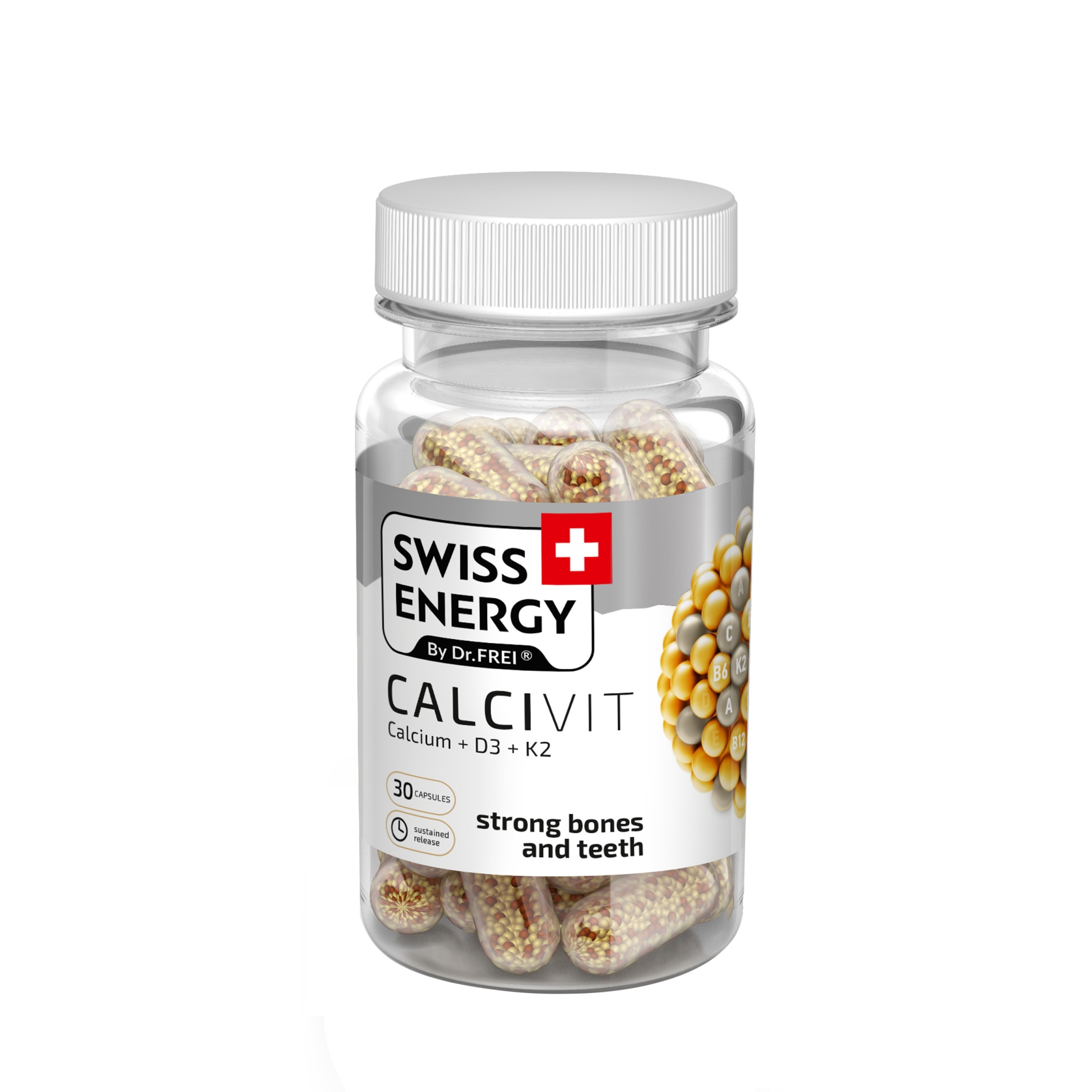 Vitamine Swiss Energy, Calcivit, Nano Capsule, 30 buc.