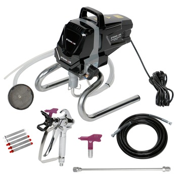 Pompa de vopsit airless semiprofesional Steinhaus PRO-PS1010, 1010 W, 200 bar, debit vopsea 1.5 l/min Pompa de vopsit airless semiprofesional Steinhaus PRO-PS1010, 1010 W, 200 bar, debit vopsea 1.5 l/min