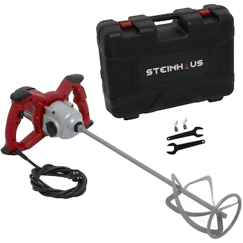 Amestecator vopsea/mortar Steinhaus PRO-MX1800, 1800W, viteza variabila, soft start, cutie transport Amestecator vopsea/mortar Steinhaus PRO-MX1800, 1800W, viteza variabila, soft start, cutie transport