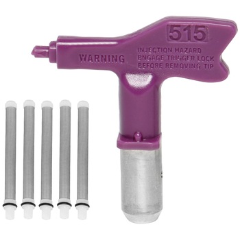 Kit accesorii aparat de vopsit Steinhaus PRO-NOZ515, 6 piese, duza 515, 5 filtre albe Kit accesorii aparat de vopsit Steinhaus PRO-NOZ515, 6 piese, duza 515, 5 filtre albe