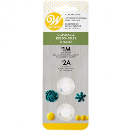 Set duiuri de 2 buc unica folosinta pentru decorarea torturilor, Wilton