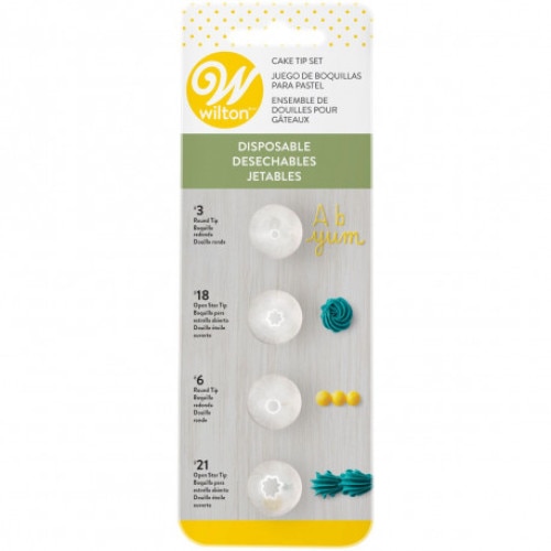 Set duiuri de unica folosinta pentru decorarea torturilor, Wilton