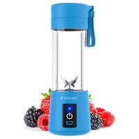 storcator easyjet tip blender pentru fructe si legume portabil pe baterii 2000mah recipient tip pahar din sticla groasa 380 ml 750w albastru imagen 55_0_
0