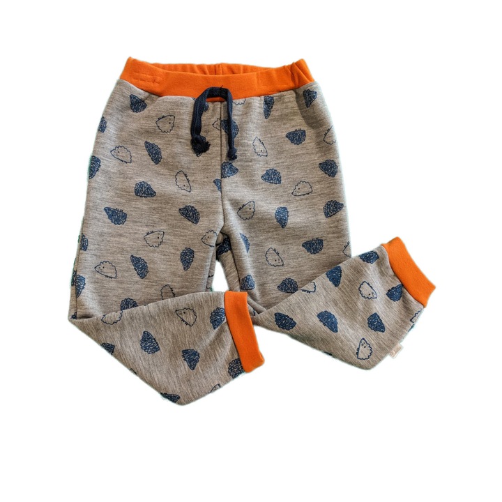 Pantalon gros, 9-12luni, gri