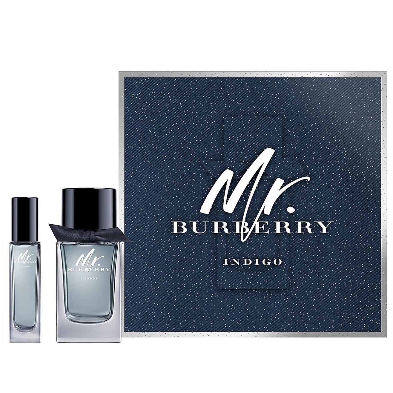 Set Burberry Mr. Burberry Indigo, Barbati, 100 ml Apa de Toaleta, 30 ml Apa de Toaleta