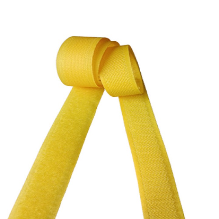 Велкро CTS - жълто, ширина 2 см