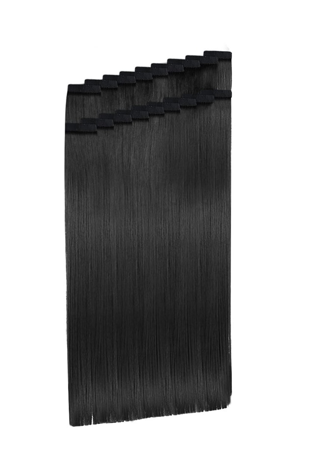 Extensii Par Natural TAPE IN AMORA Negru 45 cm