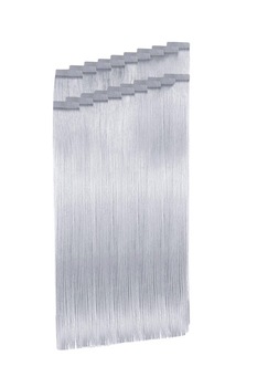 Extensii Par Natural TAPE IN AMORA Silver Gray 45 cm Extensii Par Natural TAPE IN AMORA Silver Gray 45 cm