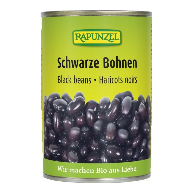 Fasole neagra in doza Bio Rapunzel 400 g