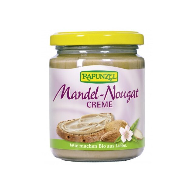 Crema cu migdale si nougat Bio Rapunzel 250 g