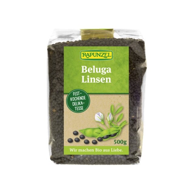 Linte Beluga neagra mica Bio Rapunzel 500 g