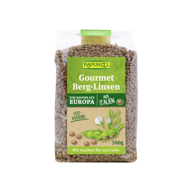 Linte Gourmet maro Bio Rapunzel 500 g