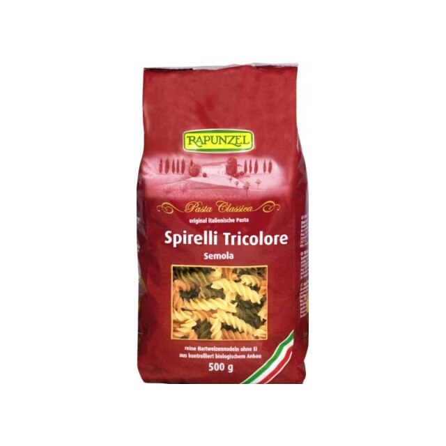 Spirelli Semola tricolor Bio Rapunzel 500 g