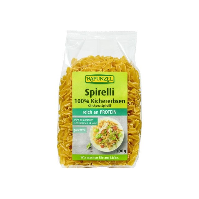 Spirelli din naut Fara Gluten Bio Rapunzel 300 g