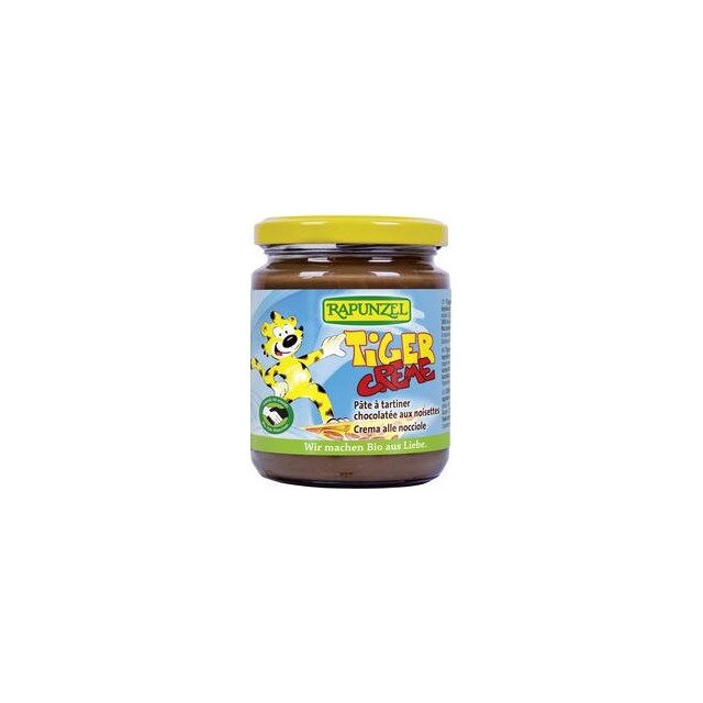 Crema de nuca nougat Tiger Bio Rapunzel 250 g