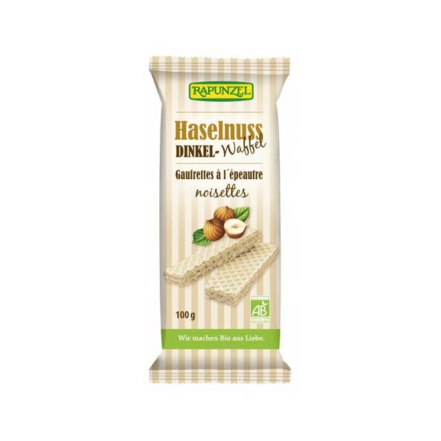 Napolitane cu crema de alune Bio Rapunzel 100 g