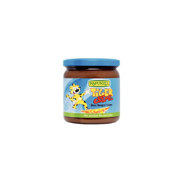 Crema de nuca nougat Tiger Bio Rapunzel 400 g